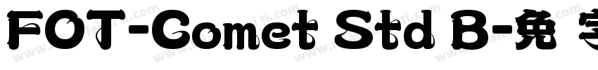 FOT-Comet Std B字体转换